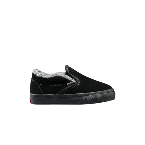 Vans Classic Slip-On Toddler 'Sherpa - Black'