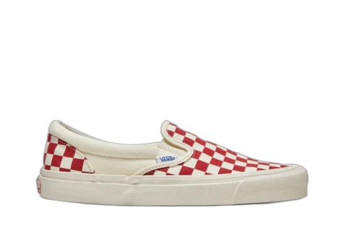 Vans OG Classic Slip-On LX 'Red Checkerboard'