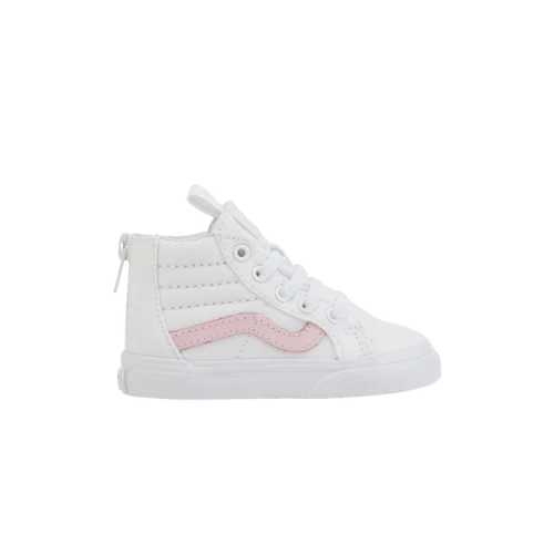 Vans Sk8-Hi Zip Toddler 'White Chalk Pink'