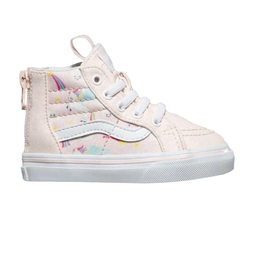 Vans Sk8-Hi Zip Toddler 'Glitter Pegasus'