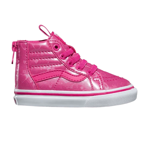 Vans Sk8-Hi Zip Toddler 'Holo Hearts'