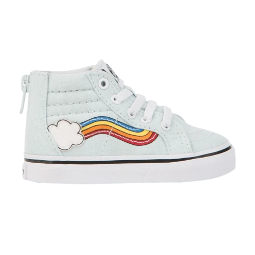 Vans Sk8-Hi Zip Toddler 'Rainbow Sidestripe'