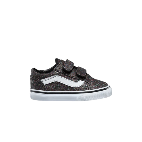 Vans Old Skool V Toddler 'Glitter - Rainbow Black'