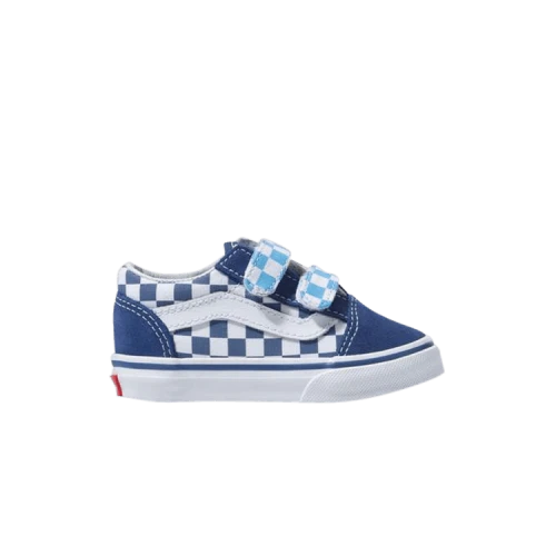 Vans Old Skool V Toddler 'Checkerboard Bonnie Blue'
