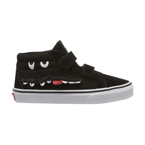 Vans Sk8-Mid Reissue V Kids 'Monster Face - Black'