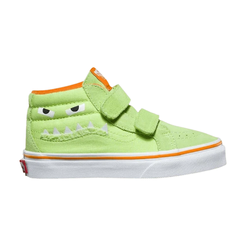 Vans Sk8-Mid Reissue V Kids 'Monster Face - Green'