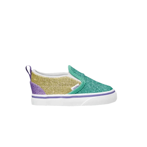 Vans Slip-On V Toddler 'Glitter Mermaid'