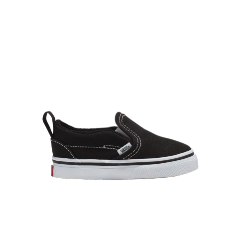Vans Slip-On V Toddler 'Black White'