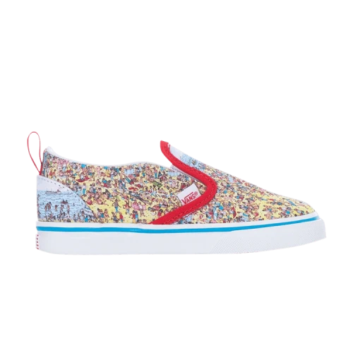 Vans Slip-On Wheres Waldo Beach (TD)