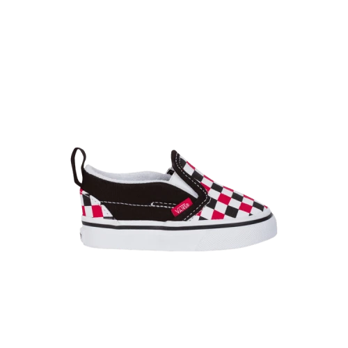 Vans Classic Slip-On V Toddler 'Checkerboard - Racing Red'