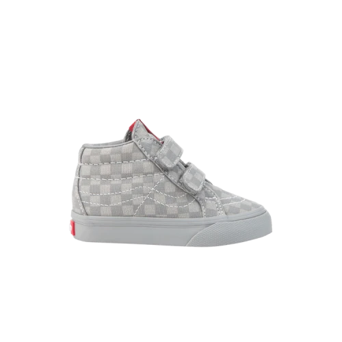 Vans Sk8-Mid Reissue V Toddler 'Mono Checkerboard - Grey'