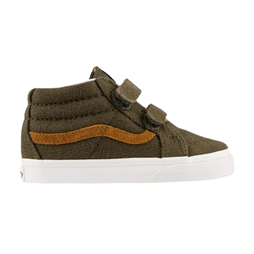 Vans Sk8-Mid Reissue V Toddler 'Flannel - Dusty Olive'
