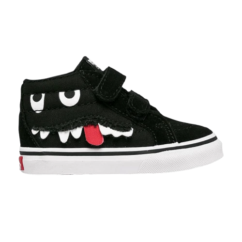 Vans Sk8-Mid Reissue V Toddler 'Monster Face - Black'