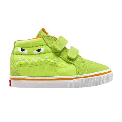 Vans Sk8-Mid Reissue V Toddler 'Monster Face - Green'