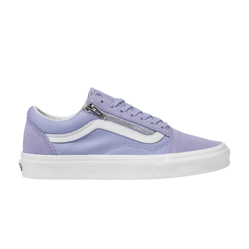 Vans Old Skool Low Tops Casual Skateboarding Shoes Unisex Purple White