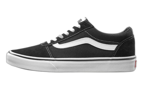 Vans Ward Suede Canvas 'Black White'