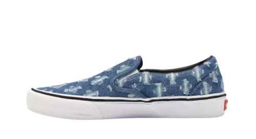 Vans Slip-On Supreme Hole Punch Denim Blue