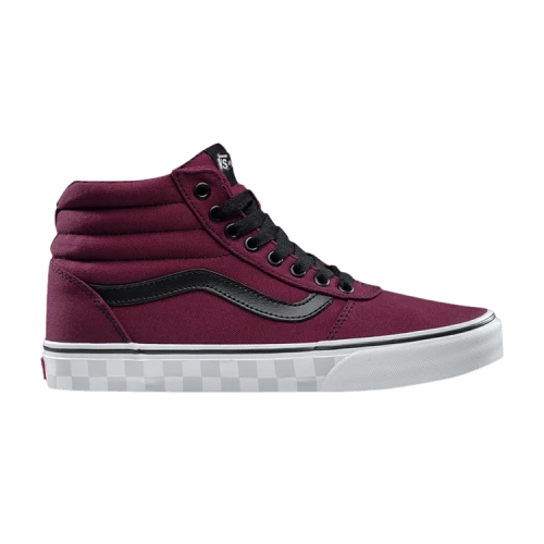 Vans Ward High 'Check Foxing - Cabernet'