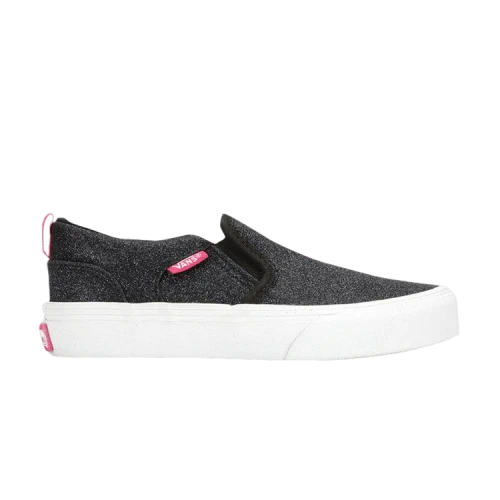 Vans Asher Kids 'Glitter Black'