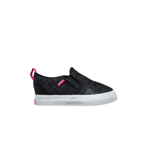 Vans Asher V Toddler 'Glitter Black'