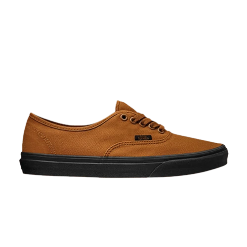 Vans Authentic 'Black Sole Glazed Ginger'