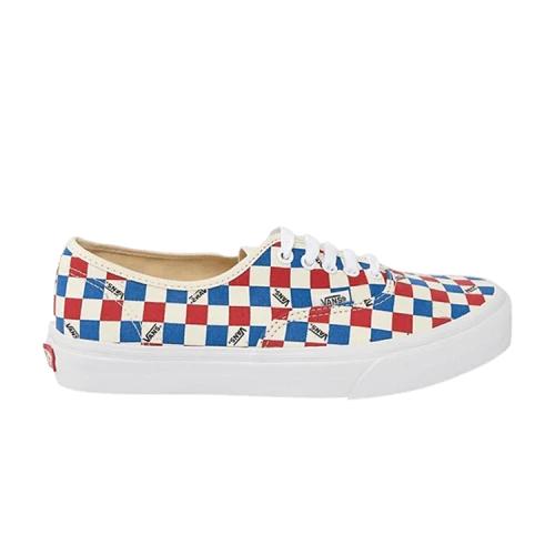 Vans Authentic 'BMX Checkerboard - Blue Red'