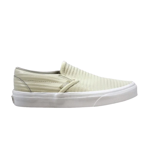 Vans Classic Slip On Moto Leather Birch