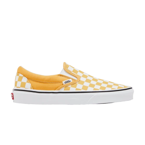 Vans Classic Slip-On Ochre Checkerboard