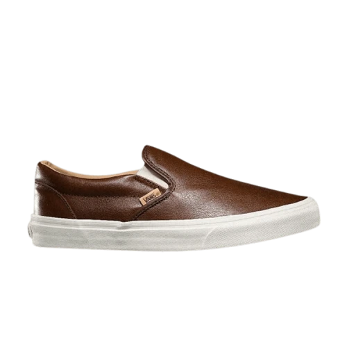 Vans Classic Slip-On Lux Leather 'Shaved Chocolate'