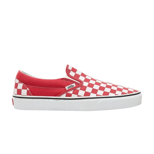 Vans Classic Slip-On 'Checkerboard - Crimson'