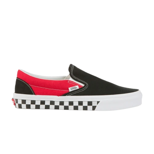 Vans Classic Slip-On 'BMX Checkerboard - Black Racing Red'