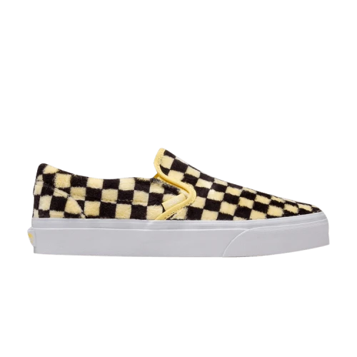 Vans Classic Slip-On 'Furry Checkerboard - Sunshine'