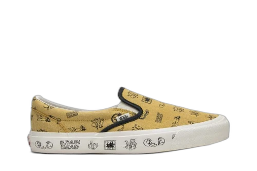 Vans Slip-On Brain Dead Gold