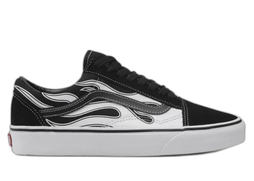 Vans Old Skool White Flame