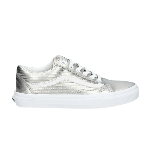 Vans Old Skool 'Moto Leather - Metallic Silver'