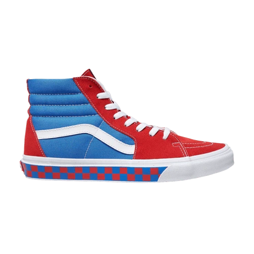 Vans Sk8-Hi 'Heritage Checkerboard - Red Blue'