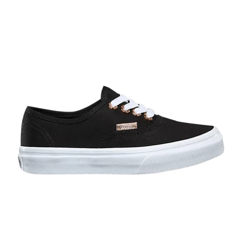 Vans Authentic Kids 'Flower Eyelet - Black'