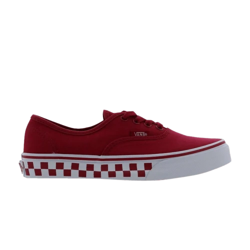 Vans Authentic Kids 'MLX - Crimson Checkerboard'
