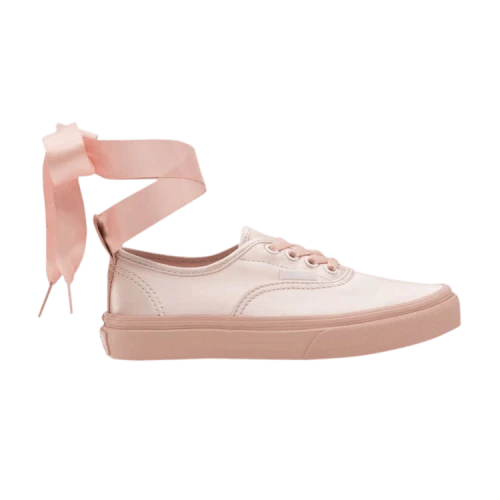 Vans Authentic Elastic Lace Kids 'Satin Lace - Heavenly Pink'
