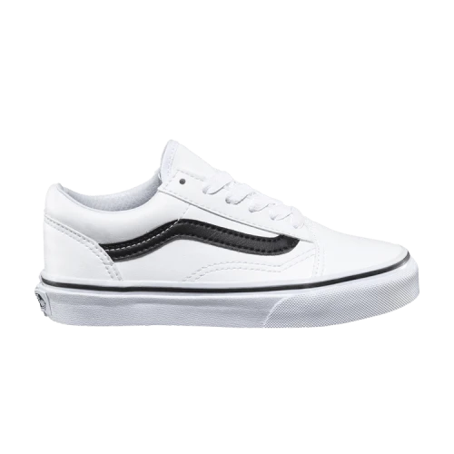 (GS) Vans Old Skool 'Classic Tumble - White'