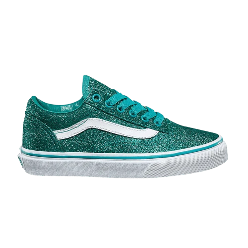 Vans Old Skool Kids 'Glitter - Turquoise'