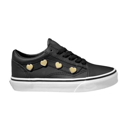 Vans Old Skool Kids 'Heart Studs - Black'