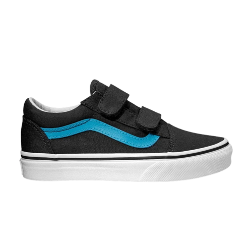 Vans Old Skool V Kids 'Black Vivid Blue'
