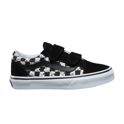 Peanuts x Vans Old Skool V Kids 'Snoopy Checkerboard'