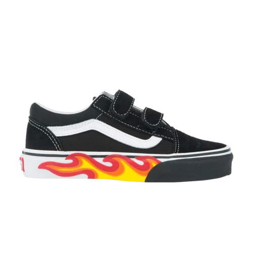 Vans Old Skool V Kids 'Flame Cut Out'