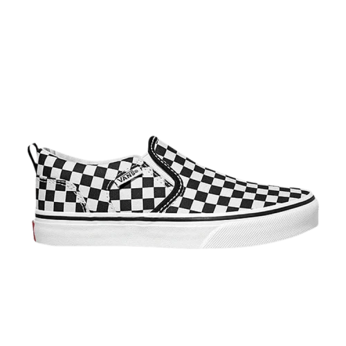 Vans Asher Kids 'Checkerboard - Black White'