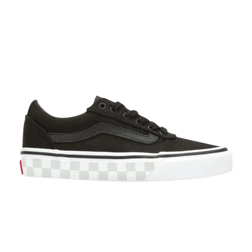 Vans Ward Kids 'Check Foxing - Black'
