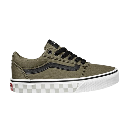 Vans Ward Kids 'Check Foxing - Dusky Green'