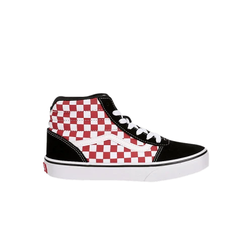 Vans Ward High Kids 'Checkerboard - Black Chili'