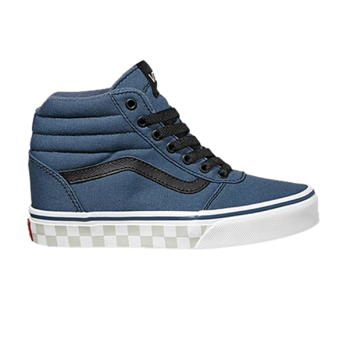 Vans Ward High Kids 'Check Foxing - Vintage Indigo'